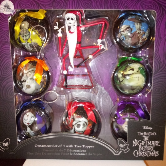 Disney Other - Nightmare Before Christmas ornaments and topper